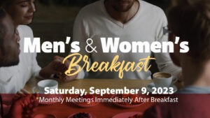 September Men and Women's Breakfast