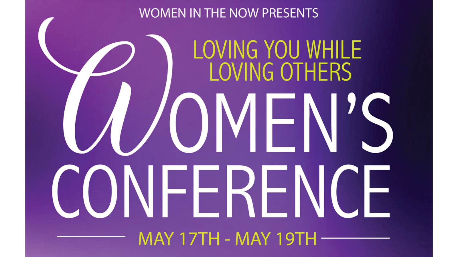 Women's Conference Banner 2024
