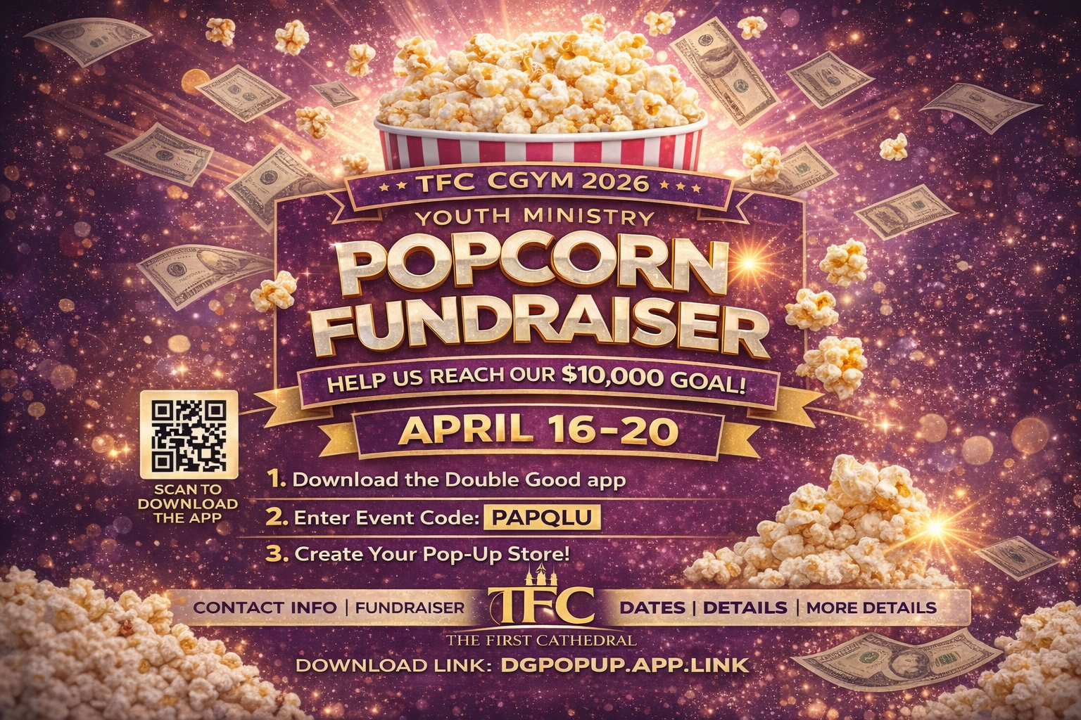 CGYM Popcorn Fund Raiser