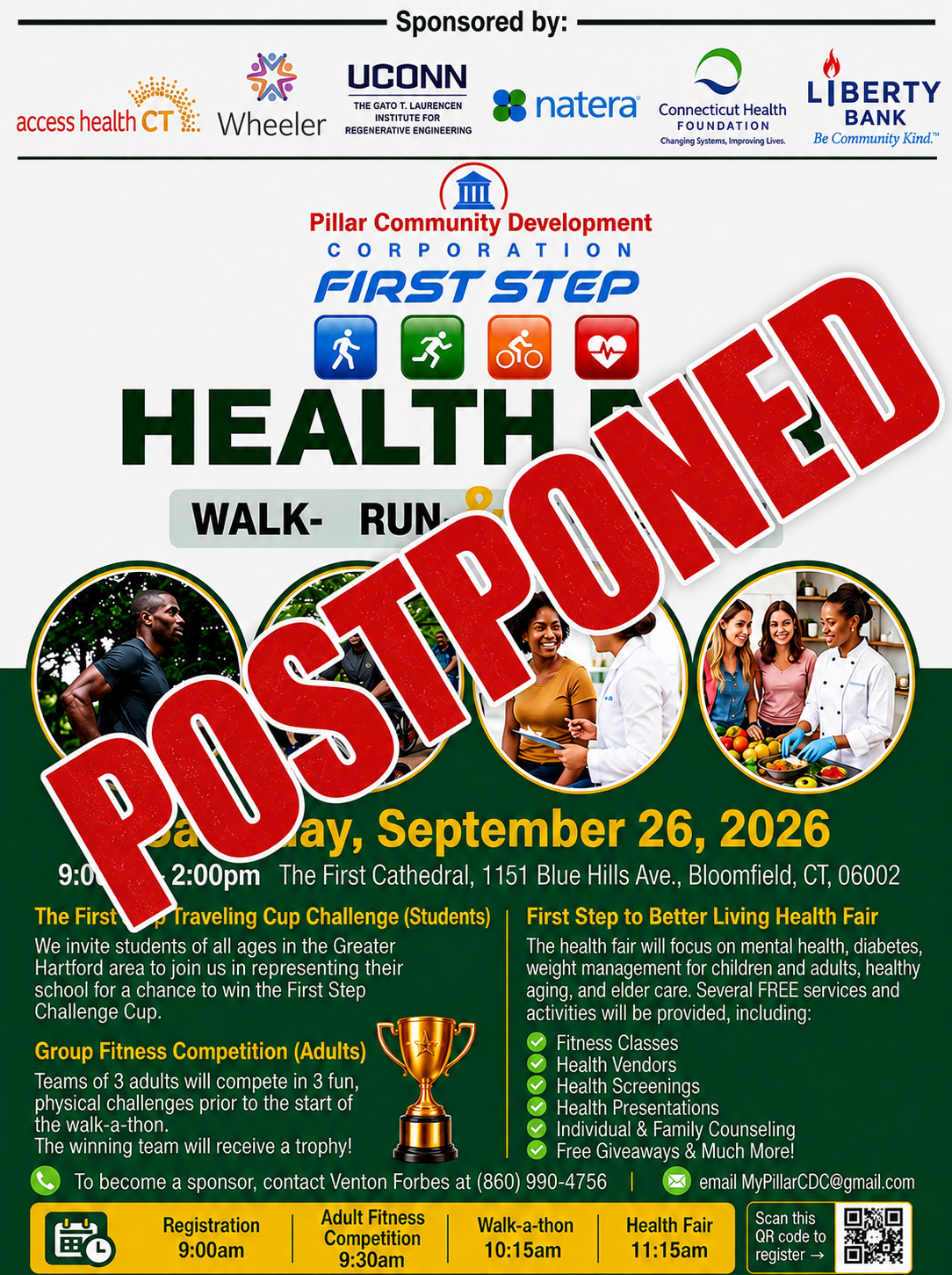 Health Fair Postponed